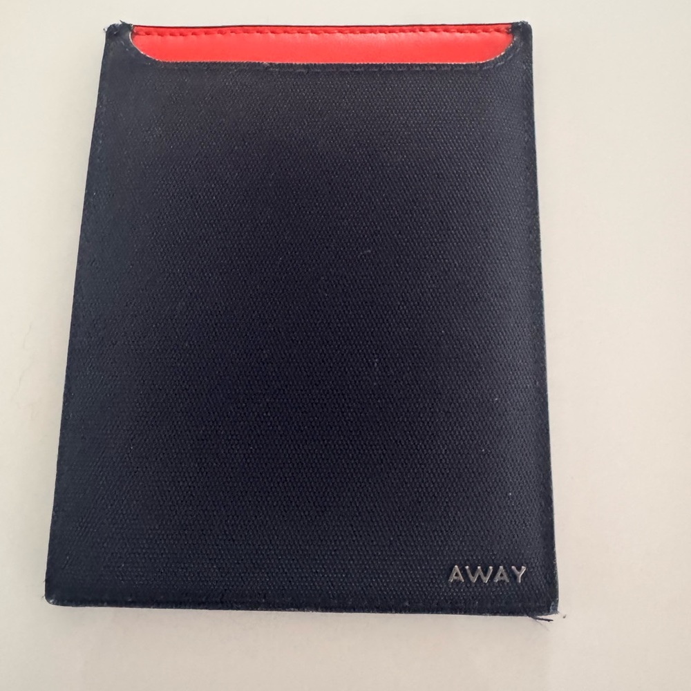 Away Blue and Orange Passport Holder